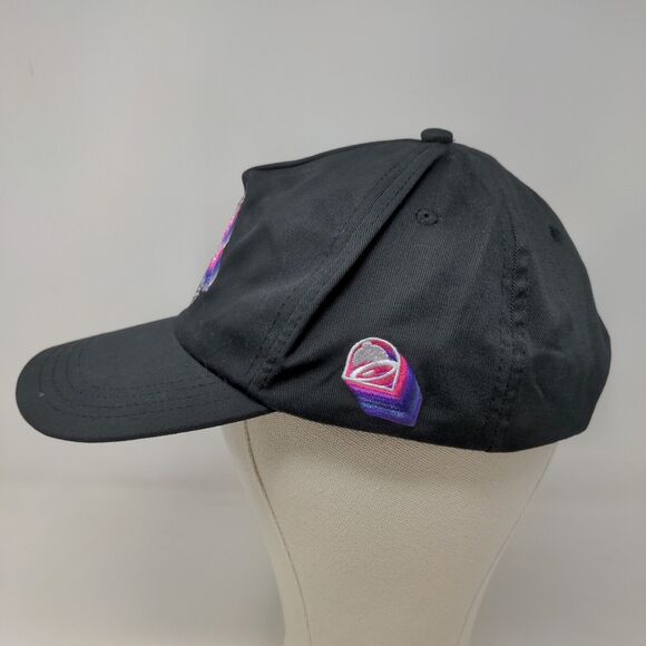 Taco Bell Mens Snapback Hat Black Cotton Blend Embroidered Logo Employee Uniform - Picture 3 of 7